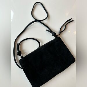 H&M Black Suede Purse